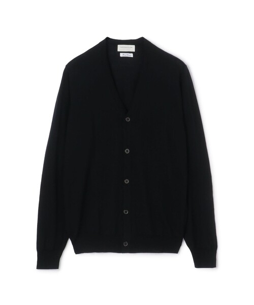 TOMORROWLAND (トゥモローランド)の「TOMORROWLAND tricot スーパーファインメリノウール Vネックカーディガン S-WOOL(カーディガン/ボレロ・メンズ・ネイビー/イエロー/ブラック/チャコールグレー・XS/S/M/L/XL)」の2枚目の写真