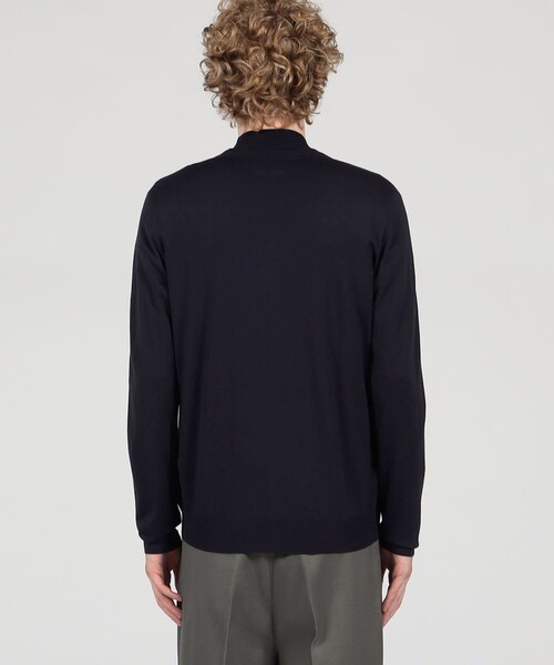 TOMORROWLAND (トゥモローランド)の「TOMORROWLAND tricot スーパーファインメリノウール Vネックカーディガン S-WOOL(カーディガン/ボレロ・メンズ・ネイビー/イエロー/ブラック/チャコールグレー・XS/S/M/L/XL)」の8枚目の写真