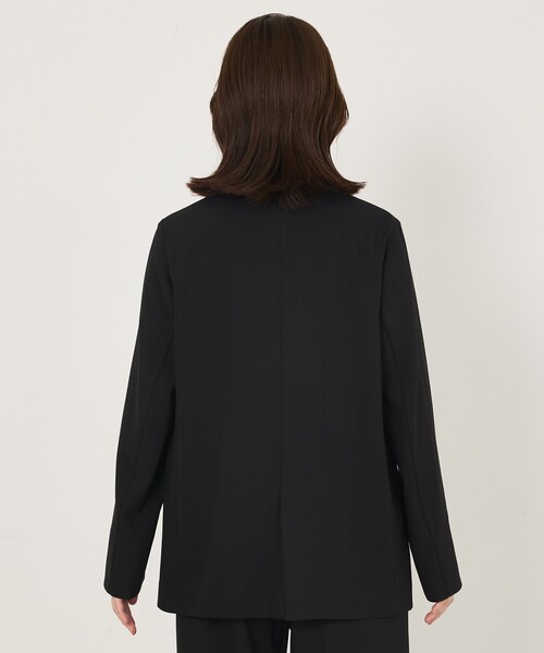 abahouse mavie（アバハウスマヴィ）の「【エニデイカセット/セットアップ対応】ダブルジャケット（テーラードジャケット・レディース・ダークネイビー/ブラック/グレイッシュベージュ・36/38）」の5枚目の写真