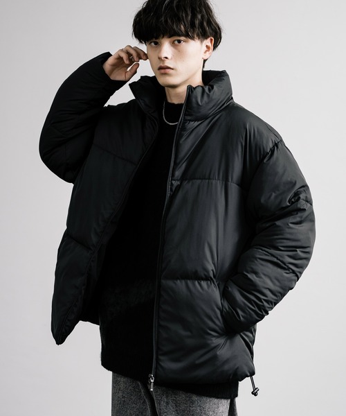 Rocky Monroe（ロッキーモンロー）の「オーバーサイズファイバーダウン中綿ジャケット（ダウンジャケット/コート・メンズ・オフホワイト/ブラック/カーキ/ブルー/ネイビー/ベージュ/チャコール/グレー・XL/L/M）」の20枚目の写真