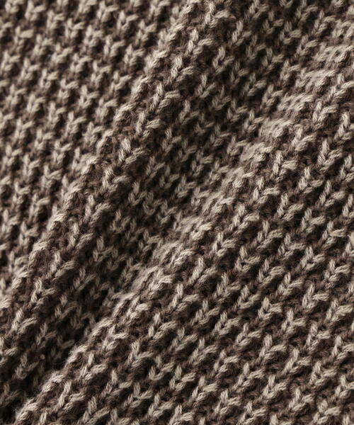 DANKE SCHON（ダンケシェーン）の「【WEB&DEPOT限定】DankeSchon/ダンケシェーン/PIGMENT STONE DAMAGE AZE CREWNECK（ニット/セーター・メンズ・ブラック/ブラウン・L/M）」の9枚目の写真