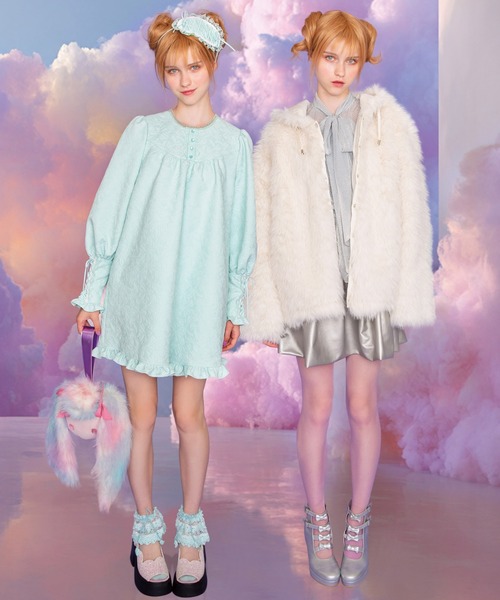 MILK cloudコート　レインボー MILK cloudコート レインボー CLOUD - コート（ブルゾン）｜MILK