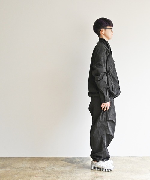 Magine（マージン）の「EM : NoiR ノアール Connect Shirt/ ナイロン コネクトシャツ（ナイロンジャケット・メンズ・ブラック・L/M）」の11枚目の写真