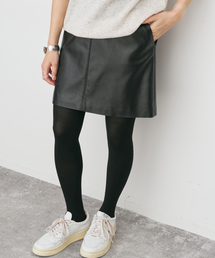 Spick & Span | フェイクレザーミニスカート(スカート)