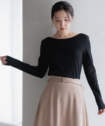 Andemiu | 2WAYリブカットソー601554(Tシャツ/カットソー)