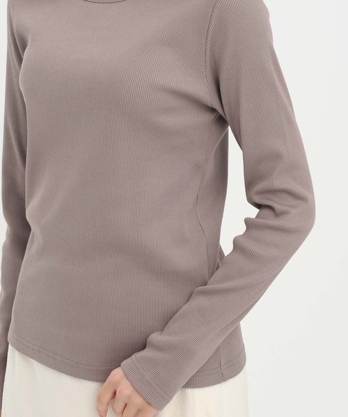 Andemiu（アンデミュウ）の「2WAYリブカットソー601554（Tシャツ/カットソー・レディース・ブラック/ホワイト/ベージュ系その他・FREE）」の13枚目の写真