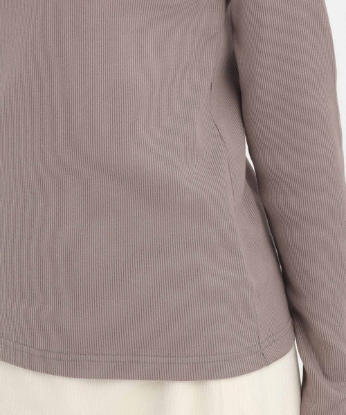 Andemiu（アンデミュウ）の「2WAYリブカットソー601554（Tシャツ/カットソー・レディース・ブラック/ホワイト/ベージュ系その他・FREE）」の14枚目の写真