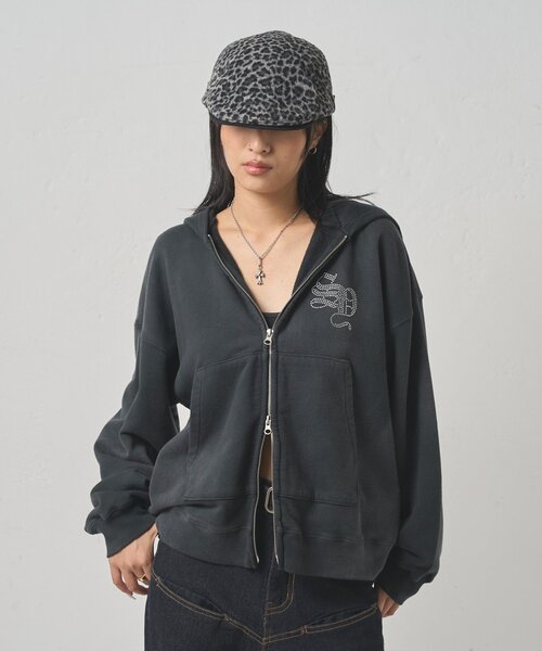 WHO'S WHO gallery（フーズフーギャラリー）の「【WEB限定】ファーレオパードハンチング（ハンチング/ベレー帽・レディース・ブラック/キャメル・FREE）」の7枚目の写真