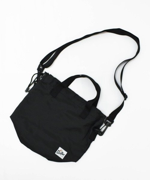 Drifter（ドリフター）の「【UT205】【Drifter/ドリフター】DRAWSTRING POUCH DFV1200（ハンドバッグ・メンズ・ブラック/タン・FREE）」の5枚目の写真