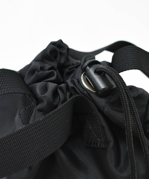 Drifter（ドリフター）の「【UT205】【Drifter/ドリフター】DRAWSTRING POUCH DFV1200（ハンドバッグ・メンズ・ブラック/タン・FREE）」の8枚目の写真