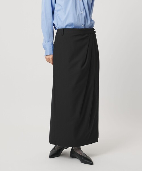 UNITED ARROWS Kaon 刺繍 ロング スカート 定価47,300円 ハンチさんコラボレーションアイテム】サイドスリット タイトロング