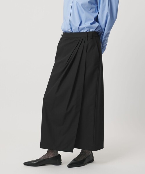 UNITED ARROWS(ユナイテッドアローズ)の「ドレープ アシンメトリー ロング スカート(スカート・レディース・ナチュラル/その他9/ブラック・36/38)」の5枚目の写真