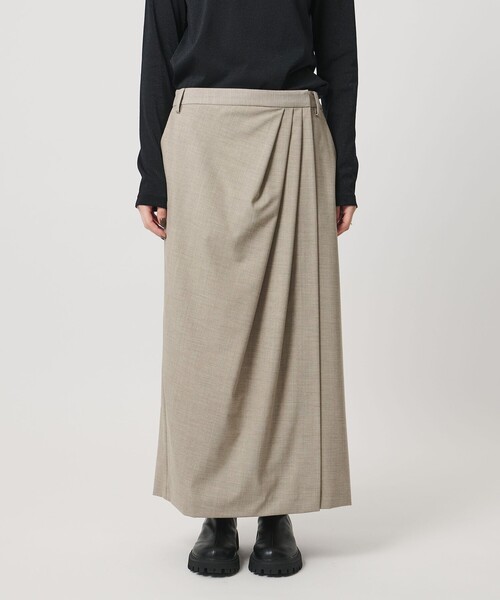 UNITED ARROWS(ユナイテッドアローズ)の「ドレープ アシンメトリー ロング スカート(スカート・レディース・ナチュラル/その他9/ブラック・36/38)」の11枚目の写真