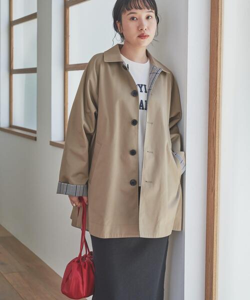 リバーシブルステンカラーコート（ステンカラーコート）｜URBAN