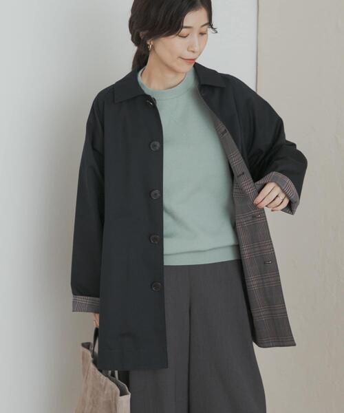 リバーシブルステンカラーコート（ステンカラーコート）｜URBAN