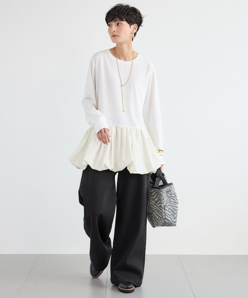 ほぼ新品♪裏起毛ワイドデニム【2024年AW】♪バンヤードストーム BARNYARDSTORM / 裏起毛ワイドデニムパンツ【WEB限定サイズL