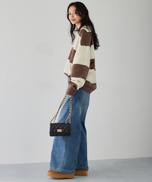 セール】BARNYARDSTORM / 裏起毛ワイドデニムパンツ【WEB限定サイズL