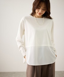 ROPE' PICNIC | 布帛ドッキングロングスリーブTシャツ(Tシャツ/カットソー)