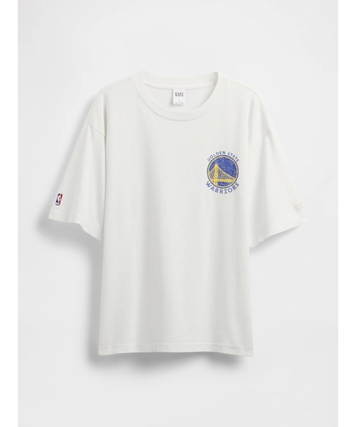GAP（ギャップ）の「NBA ゴールデンステイト ウォリアーズ グラフィックTシャツ（Tシャツ/カットソー・メンズ・オフホワイト・XS/S/M/L/XL）」の6枚目の写真