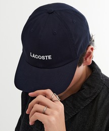 LACOSTE(���R�X�e)�́yLACOSTE�z���R�X�e EMB CAP �R�b�g��100���L���b�v �u�����h���S �I�[���V�[�Y�� L1402(�L���b�v)