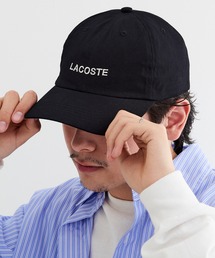 LACOSTE（ラコステ）の「【LACOSTE】ラコステ EMB CAP コットン100％キャップ ブランドロゴ オールシーズン L1402（キャップ）」