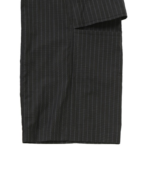 beautiful people(ビューティフルピープル)の「cotton suiting trompe loeil pants 1545105014(その他パンツ・メンズ・チャコールグレー・34/38)」の4枚目の写真