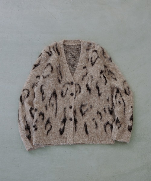 WEB限定】ブラッシュレオパードカーディガン（カーディガン/ボレロ