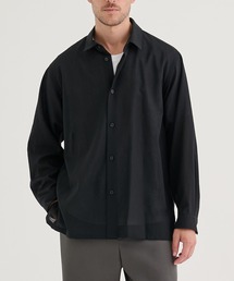 ATON TROPICAL OVERSIZED SHIRTS　エイトン ATON / エイトン】TWIST WOOL TROPICAL OVERSIZED SHIRT（シャツ