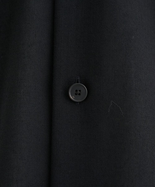 ATON(エイトン)の「【ATON / エイトン】TWIST WOOL WASHER OVERSIZED SHIRT(シャツ/ブラウス・メンズ・ブラック/ブラウン・6/4/2)」の8枚目の写真