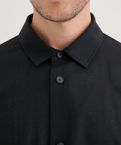 ATON / エイトン】TWIST WOOL WASHER OVERSIZED SHIRT（シャツ
