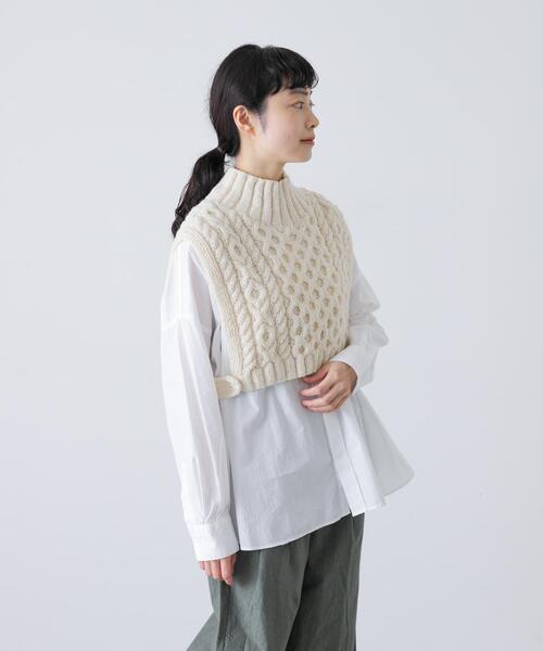 ペルータートルショートベスト（ニット/セーター）｜かぐれ（カグレ