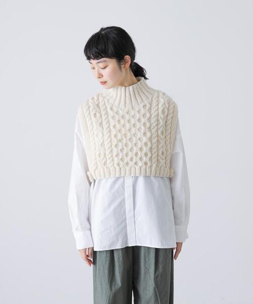 ペルータートルショートベスト（ニット/セーター）｜かぐれ（カグレ