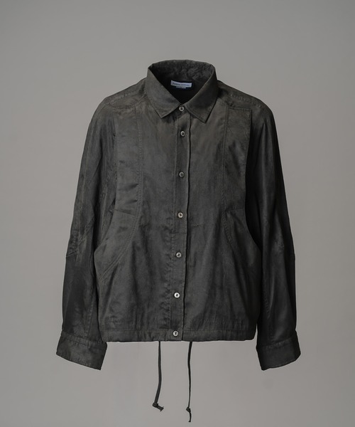 メゾンスペシャル A Light Eco Leather Shirt MAISON SPECIAL｜Curve