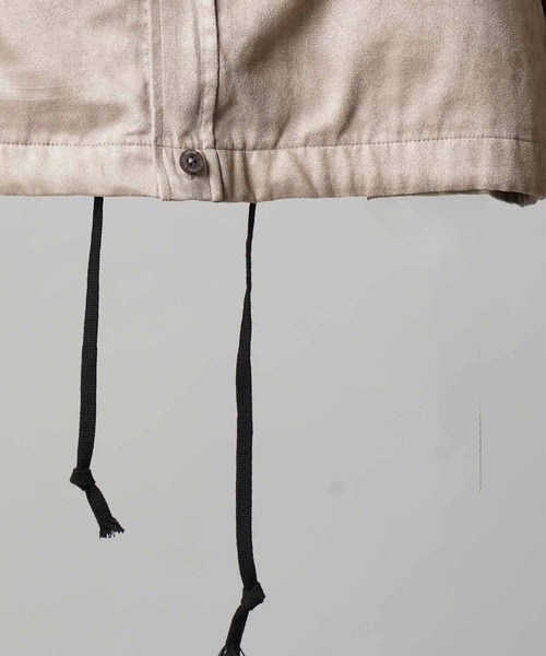MAISON SPECIAL(メゾンスペシャル)の「《UNISEX》Curve Pocket A Light Eco Suede Shirt/カーブポケットAライトエコスエードシャツ【MAISON SPECIAL/メゾンスペシャル】■セットアップ対応■(シャツ/ブラウス・メンズ・キャメル/ブラック・0/1/2)」の11枚目の写真