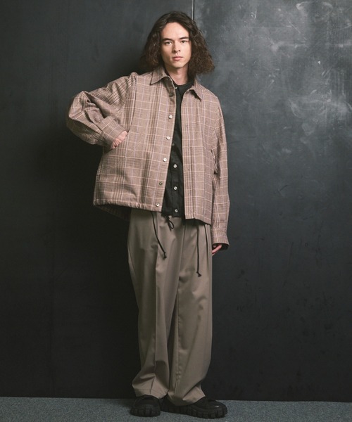 UNISEX》Curve Pocket A Light Eco Suede Shirt/カーブポケットAライト