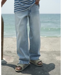 #Re:room | ヴィンテージウォッシュドワイドデニムパンツ(デニムパンツ)