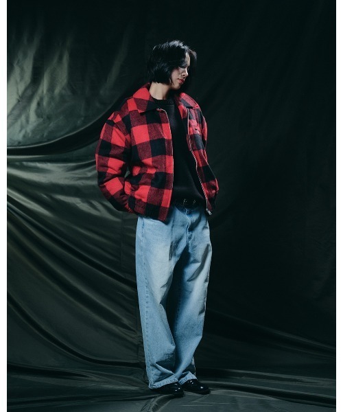 #Re:room（リルーム）の「ヴィンテージウォッシュドワイドデニムパンツ（デニムパンツ・メンズ・ブルー・SMALL/LARGE/MEDIUM）」の17枚目の写真