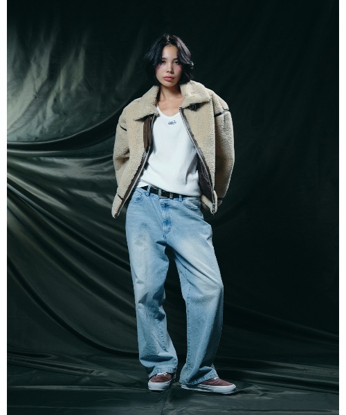 #Re:room（リルーム）の「ヴィンテージウォッシュドワイドデニムパンツ（デニムパンツ・メンズ・ブルー・SMALL/LARGE/MEDIUM）」の20枚目の写真