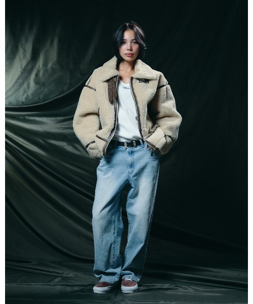 #Re:room（リルーム）の「ヴィンテージウォッシュドワイドデニムパンツ（デニムパンツ・メンズ・ブルー・SMALL/LARGE/MEDIUM）」の22枚目の写真