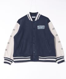 【BLUE JAYS】ビックロゴ 刺繍 スタジャン Dickies スタジャン 「別注限定展開」DICKIESバックロゴ刺繍スタジアム