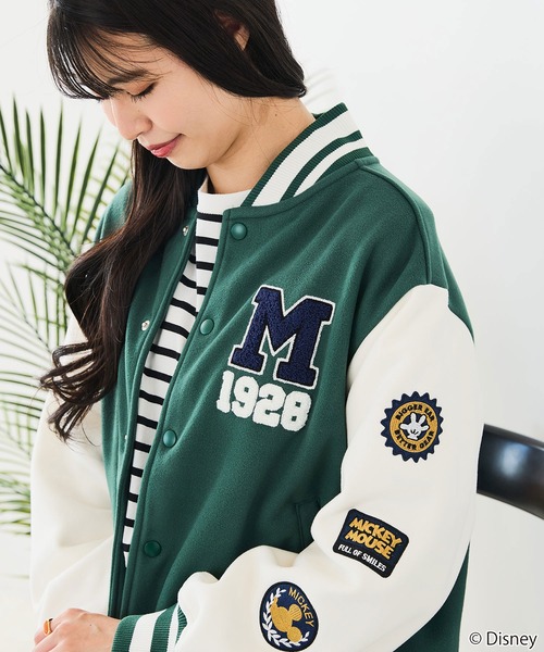 セール】【Disney/ディズニー】MICKEY MOUSE/ミッキーマウス 袖切替