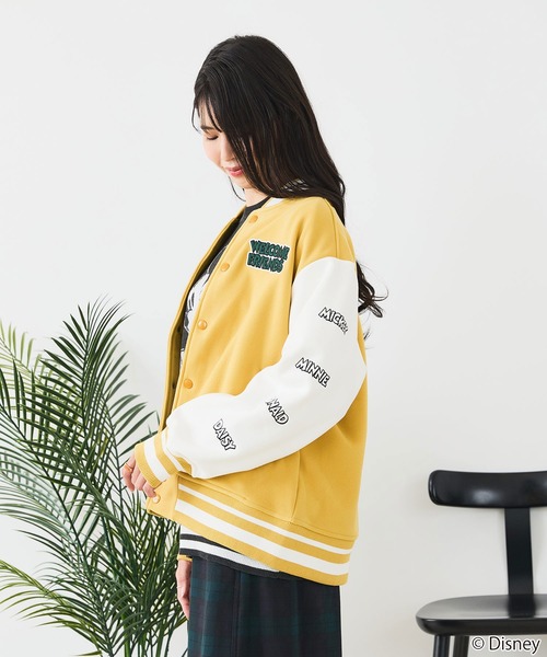 セール】【Disney/ディズニー】MICKEY MOUSE/ミッキーマウス 袖切替