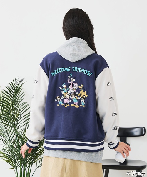 セール】【Disney/ディズニー】MICKEY MOUSE/ミッキーマウス 袖切替