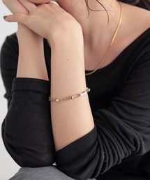 for/c（フォーシー）の「大きめスクエアチェーンブレスレット【サスティナブル】（ブレスレット）」