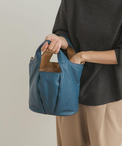 URBAN RESEARCH DOORS（アーバンリサーチドアーズ）の「パファーハンドルバッグ（ハンドバッグ・レディース・ブラウン/ブルー・ONE）」の3枚目の写真