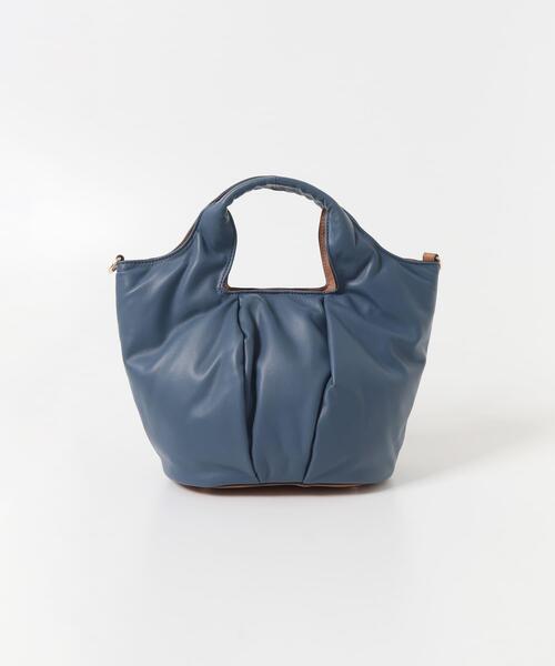 URBAN RESEARCH DOORS（アーバンリサーチドアーズ）の「パファーハンドルバッグ（ハンドバッグ・レディース・ブラウン/ブルー・ONE）」の5枚目の写真