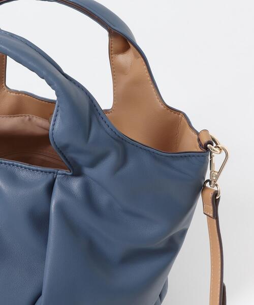 URBAN RESEARCH DOORS（アーバンリサーチドアーズ）の「パファーハンドルバッグ（ハンドバッグ・レディース・ブラウン/ブルー・ONE）」の6枚目の写真