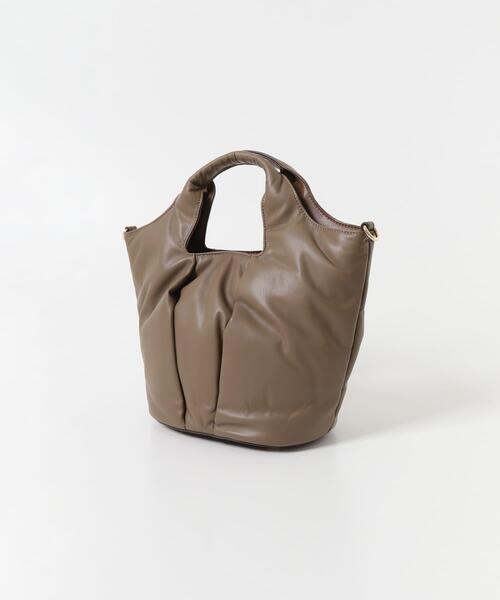 URBAN RESEARCH DOORS（アーバンリサーチドアーズ）の「パファーハンドルバッグ（ハンドバッグ・レディース・ブラウン/ブルー・ONE）」の10枚目の写真