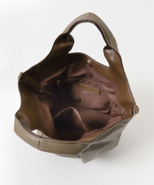 URBAN RESEARCH DOORS（アーバンリサーチドアーズ）の「パファーハンドルバッグ（ハンドバッグ・レディース・ブラウン/ブルー・ONE）」の13枚目の写真