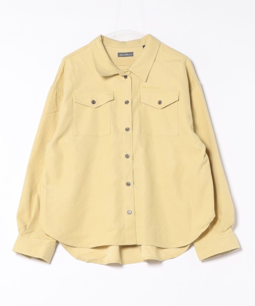 Eddie Bauer（エディーバウアー）の「トレイル オーバーシャツ（シャツ/ブラウス・レディース・ブラウン/ネイビー/ライトイエロー・S/M/L/XL）」の22枚目の写真